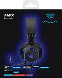 Навушники Aula Hex Black - мініатюра 7
