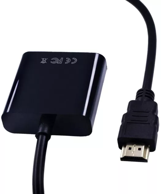 Видео переходник (адаптер) STLab HDMI-VGA 0.15м Чёрный (U-990 Pro BTC) - фото 2