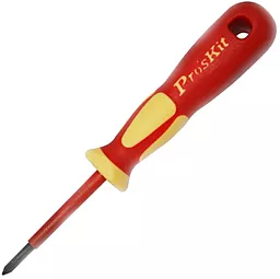 Отвёртка Pro'sKit крестовая Pro'sKit SD-800-P2, PH2, 100 мм, диэлектрическая - фото Отвёртка Pro'sKit крестовая Pro'sKit SD-800-P2, PH2, 100 мм, диэлектрическая