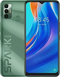 Смартфон Tecno Spark 7 KF6n NFC 4/64Gb Spruce Green (4895180766404) - фото Смартфон Tecno Spark 7 KF6n NFC 4/64Gb Spruce Green (4895180766404)