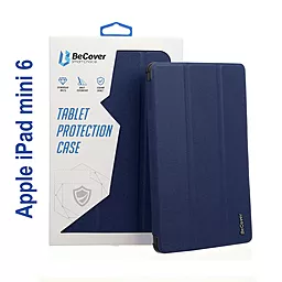 Чехол для планшета BeCover Soft Edge с креплением Apple Pencil для Apple iPad mini 6  2021 Deep Blue (706825)