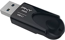 Флешка PNY Attache 4 256 GB USB 3.1 (FD256ATT431KK-EF) Black - миниатюра 2