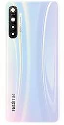 Задняя крышка корпуса Realme XT со стеклом камеры Pearl White - фото Задняя крышка корпуса Realme XT со стеклом камеры Pearl White