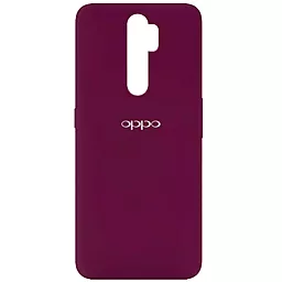 Чехол Epik Silicone Cover My Color Full Protective (A) Oppo A5 2020 Marsala