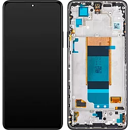 Дисплей Xiaomi Poco F4 с тачскрином и рамкой, (OLED), Night Black