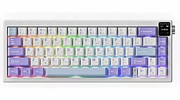 Клавиатура Ajazz AK650 RGB Flying Fish Switch Wireless With Screen Purple (AK650-FF-PWB)