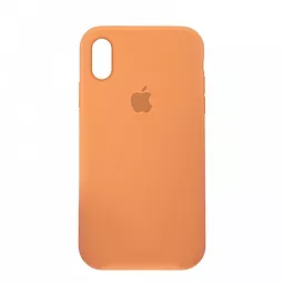 Чехол Silicone Case Full для Apple iPhone XR Papaya