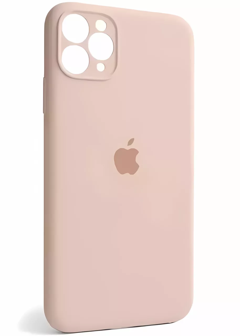 Чехол Silicone Case Full Camera для Apple iPhone 11 Pro Nude - фото 1