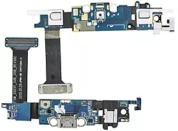 Нижняя плата Samsung Galaxy S6 Edge G925 с разъемом зарядки, наушников, микрофоном и сенсорными кнопками Original