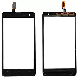 Сенсор (тачскрін) Nokia Lumia 625 (original) Black - фото Сенсор (тачскрін) Nokia Lumia 625 (original) Black