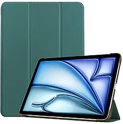 Чохол для планшету BeCover Smart Case для Apple iPad Air 13" M4 2026 Dark Green (715302) - фото Чохол для планшету BeCover Smart Case для Apple iPad Air 13" M4 2026 Dark Green (715302)