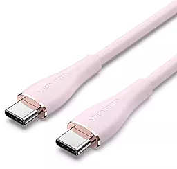 USB PD Кабель Vention Vention 100w 5a 1.5m USB Type-C - Type-C cable pink (TAWPG)