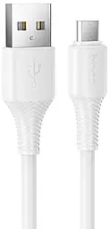 Кабель Hoco X120 USB-A - micro USB 12w 2.4a 1м cable White - фото Кабель Hoco X120 USB-A - micro USB 12w 2.4a 1м cable White