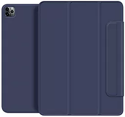 Чехол для планшета BeCover Magnetic Buckle для Apple iPad Air 10.9" 2020, 2022, iPad Pro 11" 2018, 2020, 2021, 2022 Deep Blue (706600) - фото Чехол для планшета BeCover Magnetic Buckle для Apple iPad Air 10.9" 2020, 2022, iPad Pro 11" 2018, 2020, 2021, 2022 Deep Blue (706600)