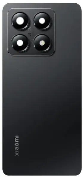 Задняя крышка корпуса Xiaomi 14T со стеклом камеры Titan Black - фото 1