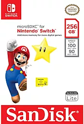 Карта памяти SanDisk microSDXC Nintendo Switch 256GB Class 10 (SDSQXAO-256G-GN3ZN) - миниатюра 5