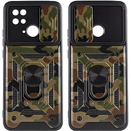 Чехол Epik Camshield Serge Ring Camo для Xiaomi Poco C40 Army Brown