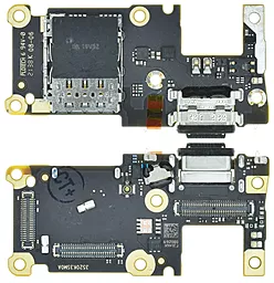 Нижняя плата Xiaomi 11T / 11T Pro с разъемом зарядки, Sim-карты, микрофоном Original - фото Нижняя плата Xiaomi 11T / 11T Pro с разъемом зарядки, Sim-карты, микрофоном Original