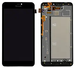Дисплей Microsoft Lumia 640 XL (RM-1062, RM-1065, RM-1066, RM-1067) с тачскрином и рамкой, Black - фото Дисплей Microsoft Lumia 640 XL (RM-1062, RM-1065, RM-1066, RM-1067) с тачскрином и рамкой, Black