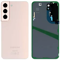 Задняя крышка корпуса Samsung Galaxy S22 5G S901 со стеклом камеры Original Pink Gold - фото Задняя крышка корпуса Samsung Galaxy S22 5G S901 со стеклом камеры Original Pink Gold