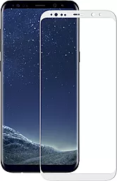 Захисне скло Mocolo 3D Full Cover Tempered Glass Samsung G955 Galaxy S8 Plus White