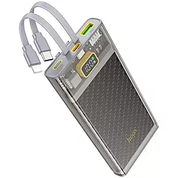 Повербанк Hoco J104 Discovery edition 10000mAh 22.5W Grey - фото Повербанк Hoco J104 Discovery edition 10000mAh 22.5W Grey