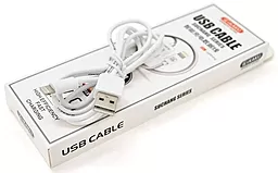 Кабель USB iKaku SUCHANG 12w 2.4a Lightning cable white (KSC-060-L)