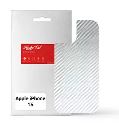 Гидрогелевая пленка ArmorStandart на заднюю панель для Apple iPhone 15 Carbone Silver (ARM71897)