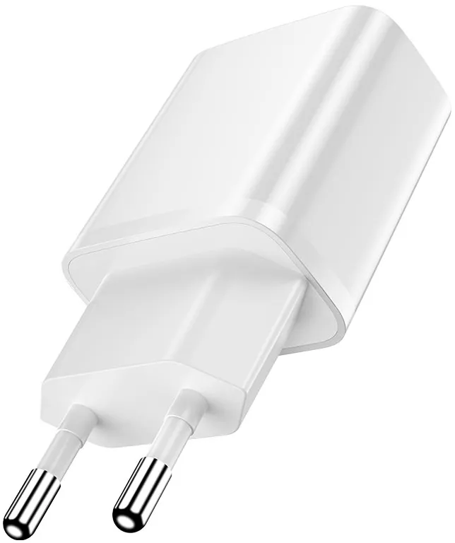 Сетевое зарядное устройство Borofone BA52A Gamble 2.1a home charger + Lightning cable white - фото 6