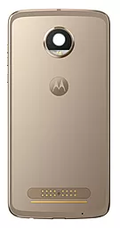 Задняя крышка корпуса Motorola Moto Z2 Play XT1710 Original Gold - фото Задняя крышка корпуса Motorola Moto Z2 Play XT1710 Original Gold