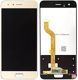 Дисплей Huawei Honor 9, Honor 9 Premium (глобальная версия) (STF-L09, STF-L19) с тачскрином, Gold