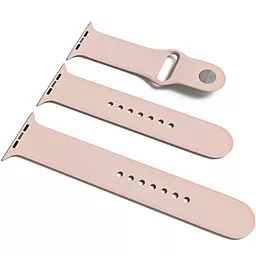 Змінний ремінець для розумного годинника для Apple Watch Sport Band 42 / 44 / 45 / 49 (S/M & M/L) Pink Sand