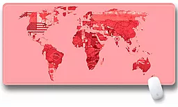 Коврик Voltronic Карта Мира 300x700 Pink (SJDT-08) - фото Коврик Voltronic Карта Мира 300x700 Pink (SJDT-08)