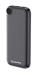 Повербанк ColorWay LCD 10000mAh Black (CW-PB100LPH3BK-PDD) - фото Повербанк ColorWay LCD 10000mAh Black (CW-PB100LPH3BK-PDD)