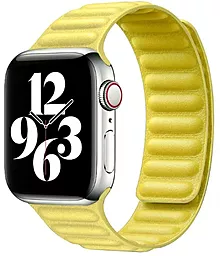 Ремешок LEATHER LINK для Apple Watch 38mm/40mm/41mm Yellow