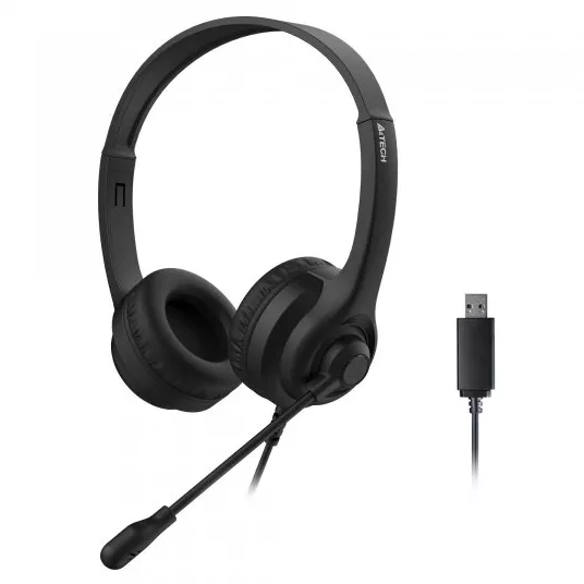Навушники A4Tech HU-8 Black - фото 1