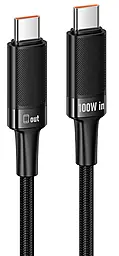 Кабель Hoco U153 Extreme USB Type-C - Type-C 100w 5a 1.2м PD cable Black - фото Кабель Hoco U153 Extreme USB Type-C - Type-C 100w 5a 1.2м PD cable Black
