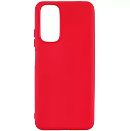 Чехол Silicone Case Jelly для Xiaomi Redmi Note 11 (China) / Note 11T 5G / Poco M4 Pro 5G Red