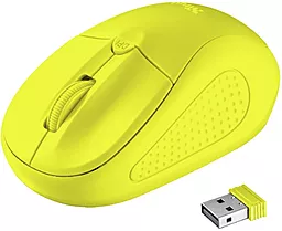 Компьютерная мышка Trust Primo Wireless Mouse Neon Yellow (22742)