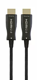 Відеокабель Cablexpert активний оптичний (AOC) HDMI V.2.0 30m (CCBP-HDMI-AOC-30M) Чорний