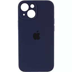 Чехол Silicone Case Full Camera for Apple IPhone 14 Plus Midnight Blue
