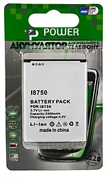 Аккумулятор Samsung i8750 Ativ S / EB-L1M1NLU / DV00DV6175 (2300 mAh) PowerPlant - миниатюра 2