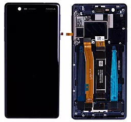 Дисплей Nokia 3 Dual Sim с тачскрином и рамкой, оригинал, Blue - фото Дисплей Nokia 3 Dual Sim с тачскрином и рамкой, оригинал, Blue