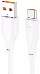 Кабель USB PD Hoco X93 Force 27W 3A USB Type-C Cable White