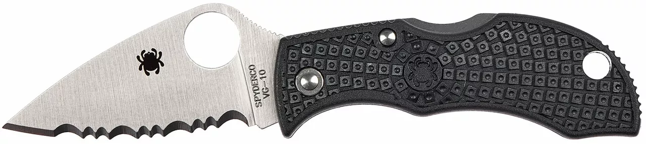 Ніж Spyderco Manbug Lightweight Leaf Black (MBKLFS) - фото 2