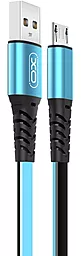 USB Кабель XO NB154 micro USB Cable Blue