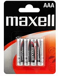 Батарейки Maxell AAA (R03) Zinc BLIST 4шт (M-774407.04.CN) 1.5 V