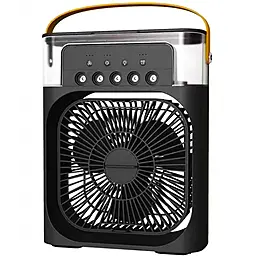 Портативный вентилятор NICHOSI Air Cooler Fan Add perfume c контейнером для льда 25,5см Black - фото Портативный вентилятор NICHOSI Air Cooler Fan Add perfume c контейнером для льда 25,5см Black