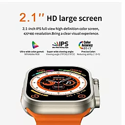Смарт-часы Big S10 Pro Ultra 2 Orange - миниатюра 8