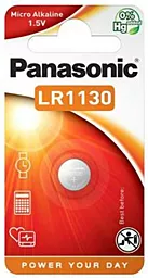 Батарейки Panasonic LR1130 1шт (LR-1130EL/1B) - фото Батарейки Panasonic LR1130 1шт (LR-1130EL/1B)